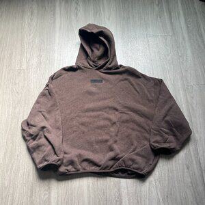 Essentials Fear of God Hoodie - Heather Brown